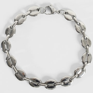 LBO - Bracciale in argento Grain De Café 8 mm