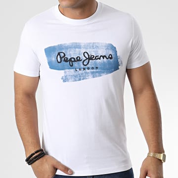  Pepe Jeans - Tee Shirt Seth PM508488 Blanc
