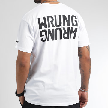  Wrung - Tee Shirt Oversize Large Toxic Blanc Noir