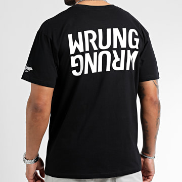  Wrung - Tee Shirt Oversize Large Toxic Noir Blanc