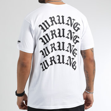  Wrung - Tee Shirt Oversize Large Independent Blanc Noir