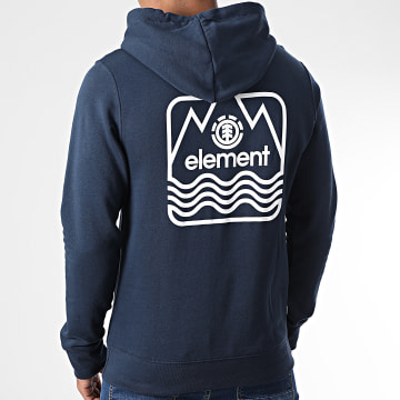  Element - Sweat Capuche Peaks Bleu Marine