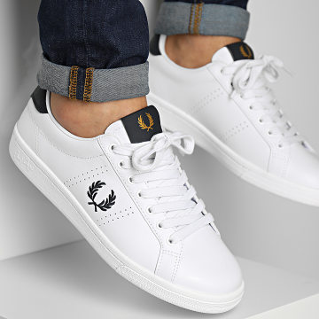  Fred Perry - Baskets B721 Leather B4321 White