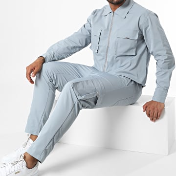  Frilivin - Ensemble Cargo Bleu Clair