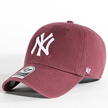  '47 Brand - Casquette '47 Clean Up New York Yankees Bordeaux