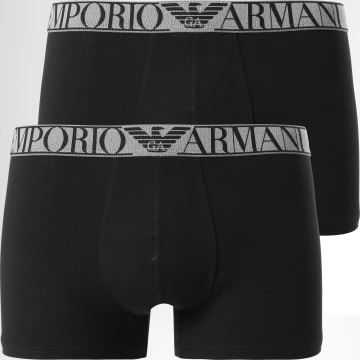  Emporio Armani - Lot De 2 Boxers 111769 Noir