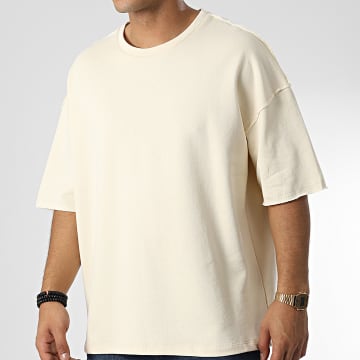  Berry Denim - Tee Shirt Oversize Large F22209 Beige