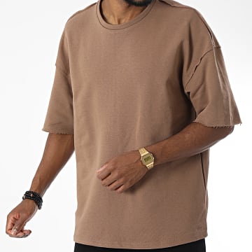  Berry Denim - Tee Shirt Oversize Large F22209 Marron