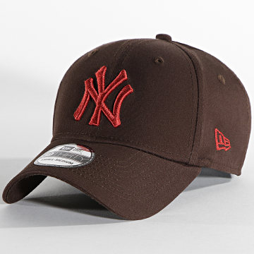  New Era - Casquette Fitted 39Thirty League Essential New York Yankees Marron