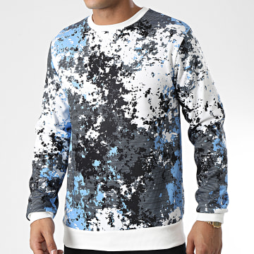  Uniplay - Sweat Crewneck SH-68 Blanc Bleu Clair