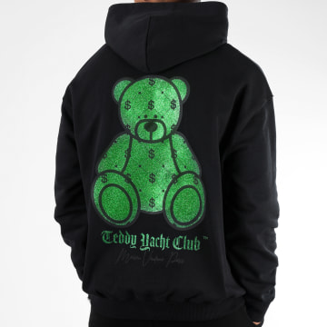 Teddy Yacht Club - Oversized Hoodie Premium Maison Couture Vendome Paris Zwart Smaragd