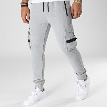  Zayne Paris  - Pantalon Jogging TX820 Gris Chiné