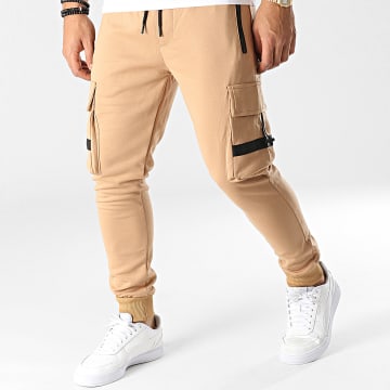  Zayne Paris  - Pantalon Jogging TX820 Camel