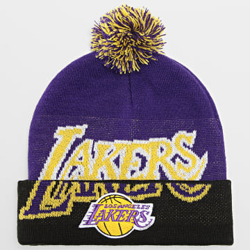  Mitchell and Ness - Bonnet Double Take Los Angeles Lakers Violet Noir