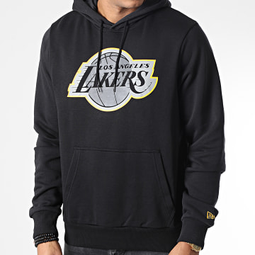  New Era - Sweat Capuche Large Outline Logo Los Angeles Lakers Noir