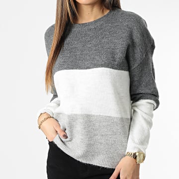  Only - Pull Femme New Eleanor Gris Chiné