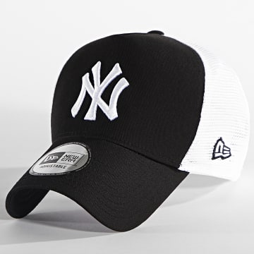  New Era - Casquette Trucker Essential New York Yankees Noir Blanc
