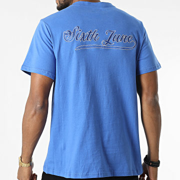 Sixth June - Tee Shirt M23346PTS Bleu Clair
