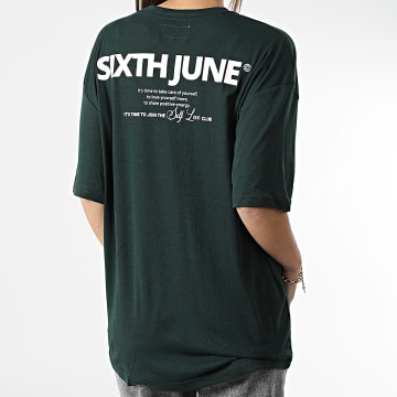 Sixth June - Tee Shirt Femme W33625PTS Vert