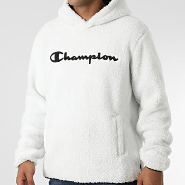  Champion - Sweat Capuche Fourrure 214973 Blanc