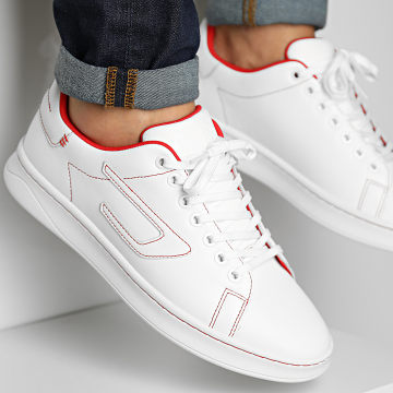  Diesel - Baskets Athene Low Y02869 White High Risk Red