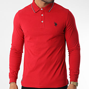  US Polo ASSN - Polo Manches Longues Kene 63058 Rouge