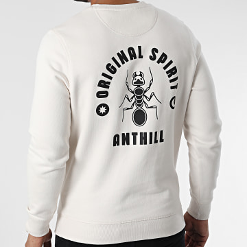 Anthill - Felpa girocollo Original Spirit Beige Nero