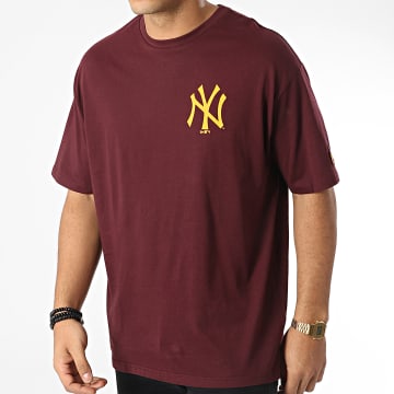  New Era - Tee Shirt Large Essentials New York Yankees Bordeaux