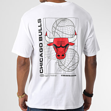 New Era - Tee Shirt Graphic Chicago Bulls Blanc