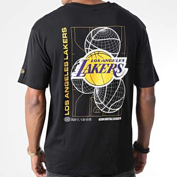  New Era - Tee Shirt Graphic Los Angeles Lakers Noir