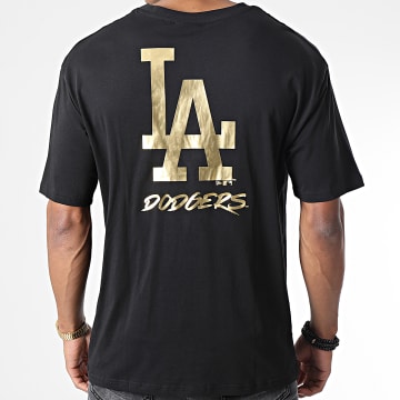  New Era - Tee Shirt Metallic Los Angeles Dodgers Noir Doré