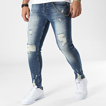 Black Needle - Jeans skinny 3747 Blu