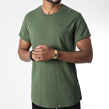  G-Star - Tee Shirt Oversize Compact Jersey D16396 Vert Kaki