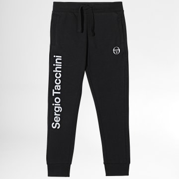 Sergio Tacchini - Pantalon Jogging Enfant Nizard Noir Réfléchissant