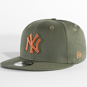  New Era - Casquette Snapback 9Fifty League Essentials New York Yankees Vert Kaki