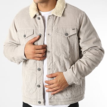  Only And Sons - Veste A Col Mouton Louis Life Beige