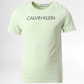  Calvin Klein - Tee Shirt Institutional 0298 Vert