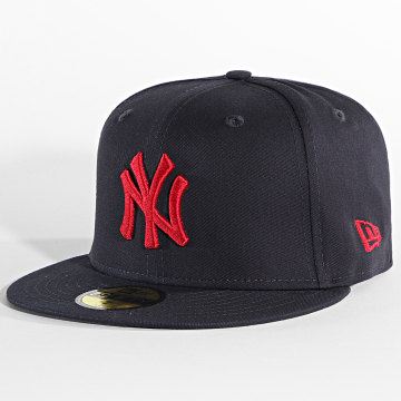  New Era - Casquette Fitted 59Fifty Patch New York Yankees Bleu Marine