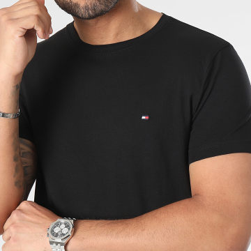 Tommy Hilfiger - Tee Shirt Core Stretch Slim 7539 Noir