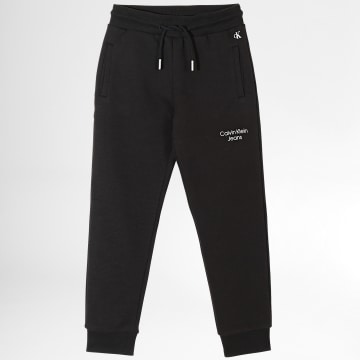  Calvin Klein - Pantalon Jogging Enfant Stack Logo 1282 Noir