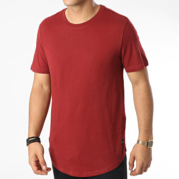 Only And Sons - Tee Shirt Oversize Matt Longy Bordeaux