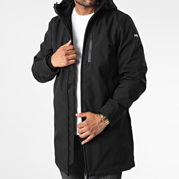 Schott NYC - Parka Kalvin con cappuccio nero