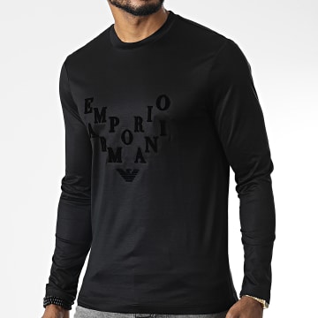  Emporio Armani - Tee Shirt Manches Longues 6L1TS7 Noir