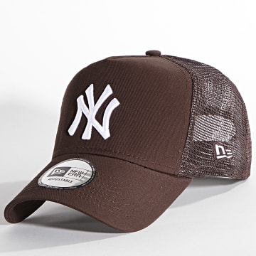  New Era - Casquette Trucker 9Forty League Essential New York Yankees Marron