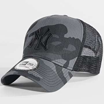  New Era - Casquette Trucker Midnight Camo New York Yankees Noir