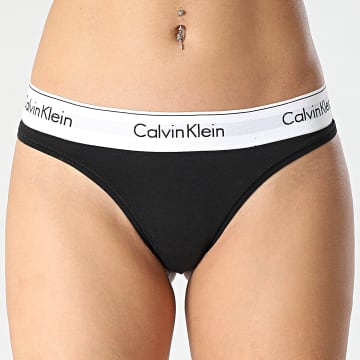 Calvin Klein - String Femme QF5981E Noir