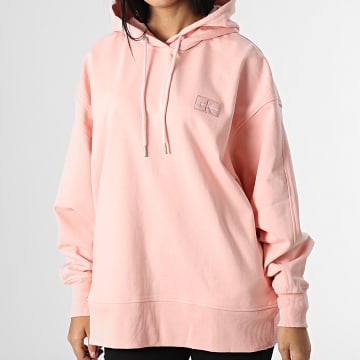 Calvin Klein - Sudadera con capucha para mujer 9754 Rosa