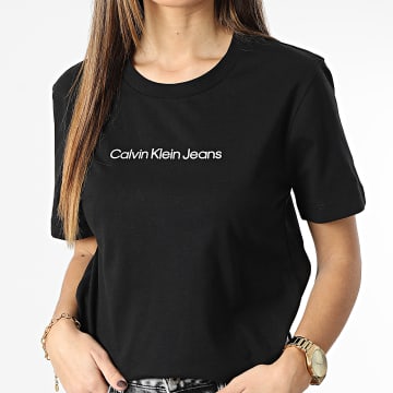 Calvin Klein - Camiseta Mujer 0284 Negro