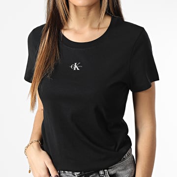 Calvin Klein - Camiseta Mujer 0300 Negro