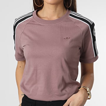  adidas - Tee Shirt A Bandes Femme Tape HL9171 Rose